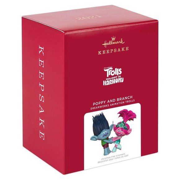 DreamWorks Animation Trolls Holiday in Harmony Poppy & Branch Hallmark Keepsake - Picture 2 of 6